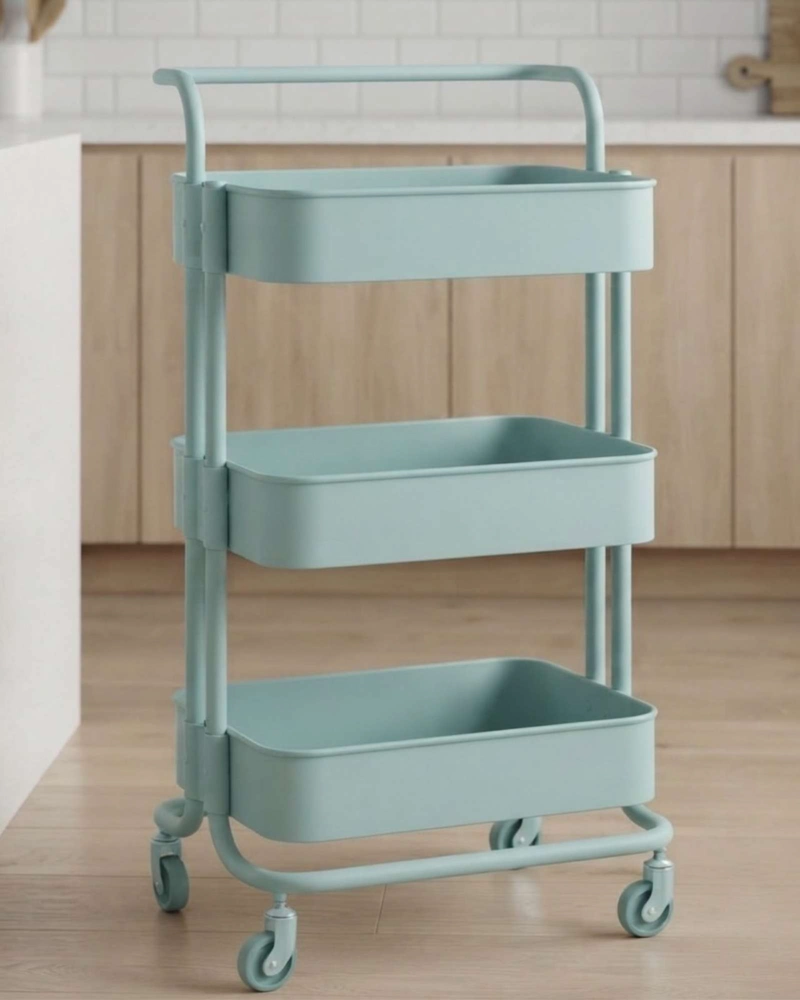 CARRITO ORGANIZADOR MULTIUSO 3 NIVELES CON RUEDAS - 4