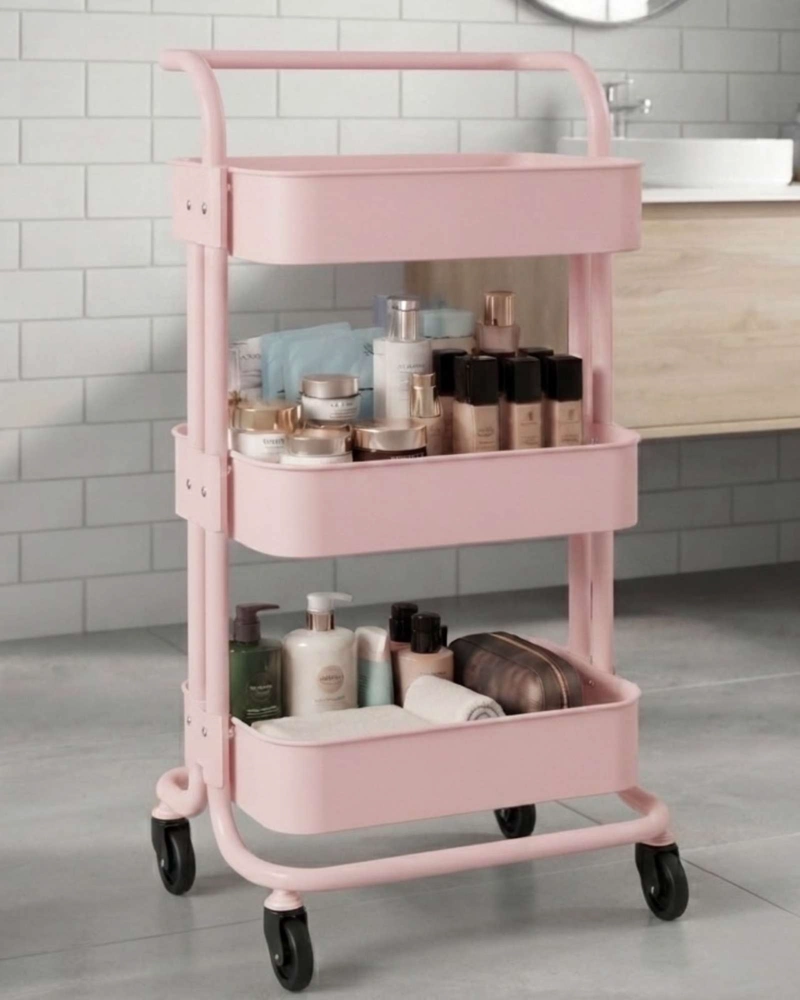 CARRITO ORGANIZADOR MULTIUSO 3 NIVELES CON RUEDAS - 1