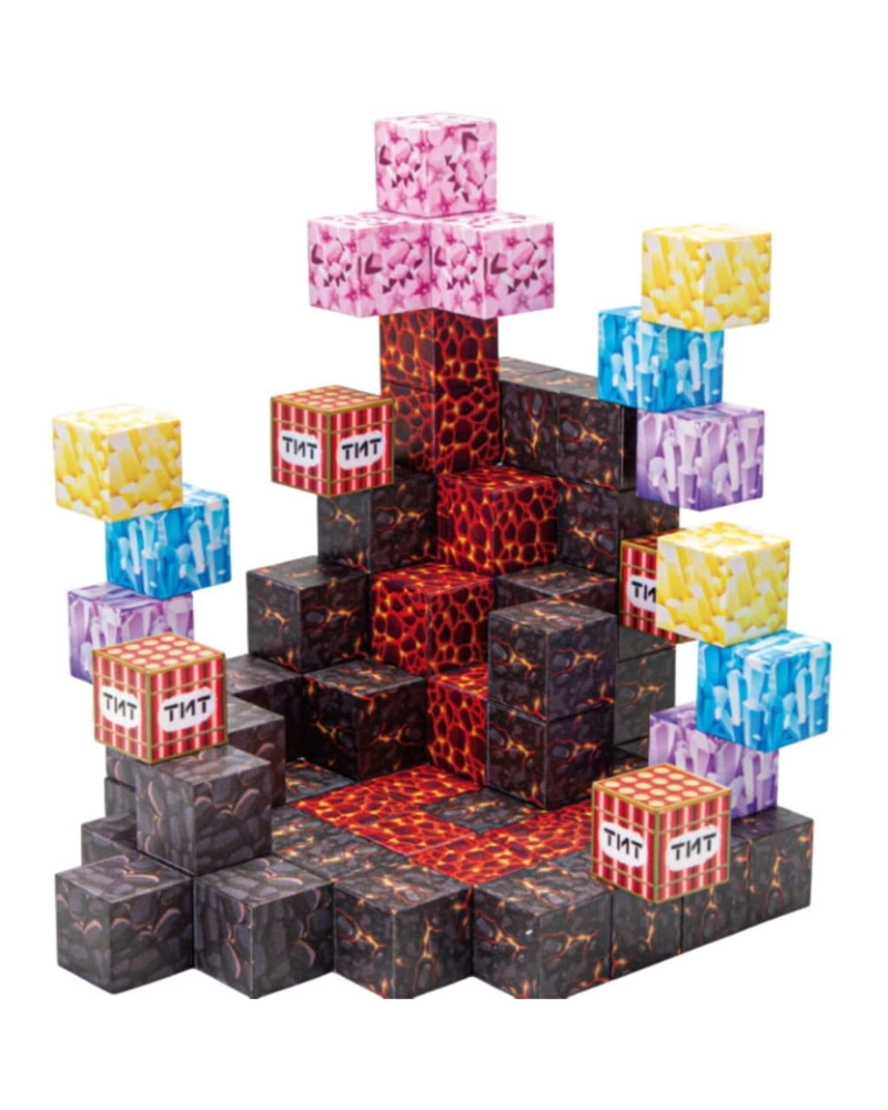 BLOQUES MAGNE TICOS, CUBOS INFANTIL DE CONSTRUCCION - 3