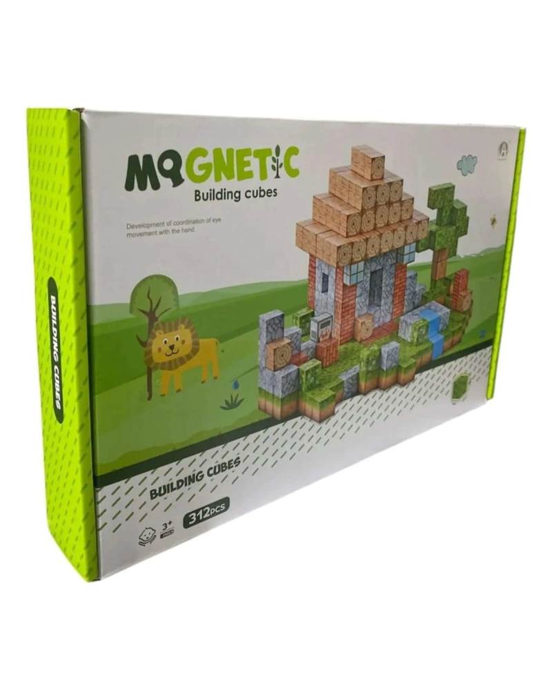 SET 312 CUBOS DE CONSTRUCCION MAGNE TICOS EDUCATIVOS - JUEGO DE BLOQUES CREATIVOS PARA NIÑOS. - 5
