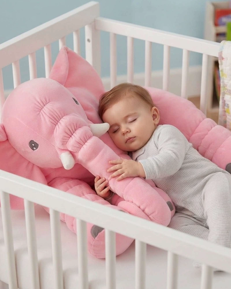 COJIN DE APEGO ELEFANTE PARA BEBE  DE SHERPA04 - 1
