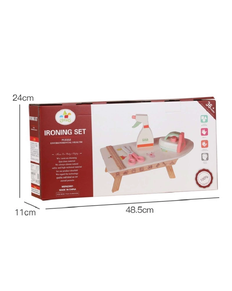 SET DE JUEGO INFANTIL DE PLANCHADO Y COSTURA EN MADERA - 5