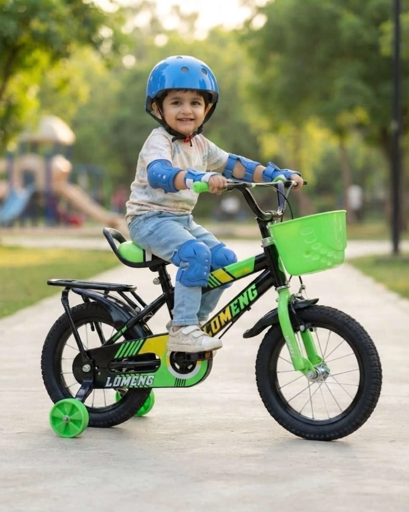 BICICLETA INFANTIL ARO 14 CON KIT DE PROTECCION Y RUEDAS DE ENTRENAMIENTO - 1