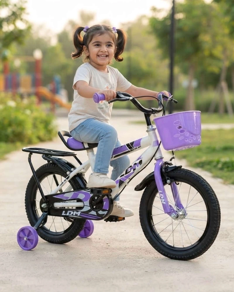 BICICLETA INFANTIL ARO 14 CON KIT DE PROTECCION Y RUEDAS DE ENTRENAMIENTO - 3
