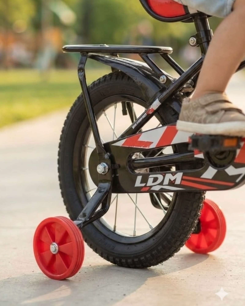 BICICLETA INFANTIL ARO 14 CON KIT DE PROTECCION Y RUEDAS DE ENTRENAMIENTO - 7