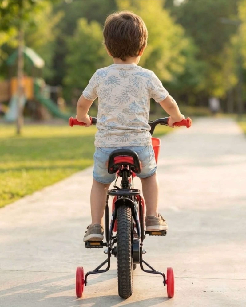 BICICLETA INFANTIL ARO 12 CON KIT DE PROTECCION Y RUEDAS DE ENTRENAMIENTO - 5