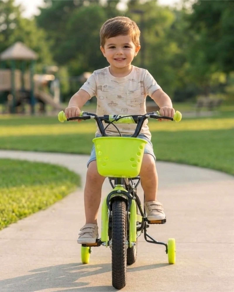 BICICLETA INFANTIL ARO 12 CON KIT DE PROTECCION Y RUEDAS DE ENTRENAMIENTO - 4