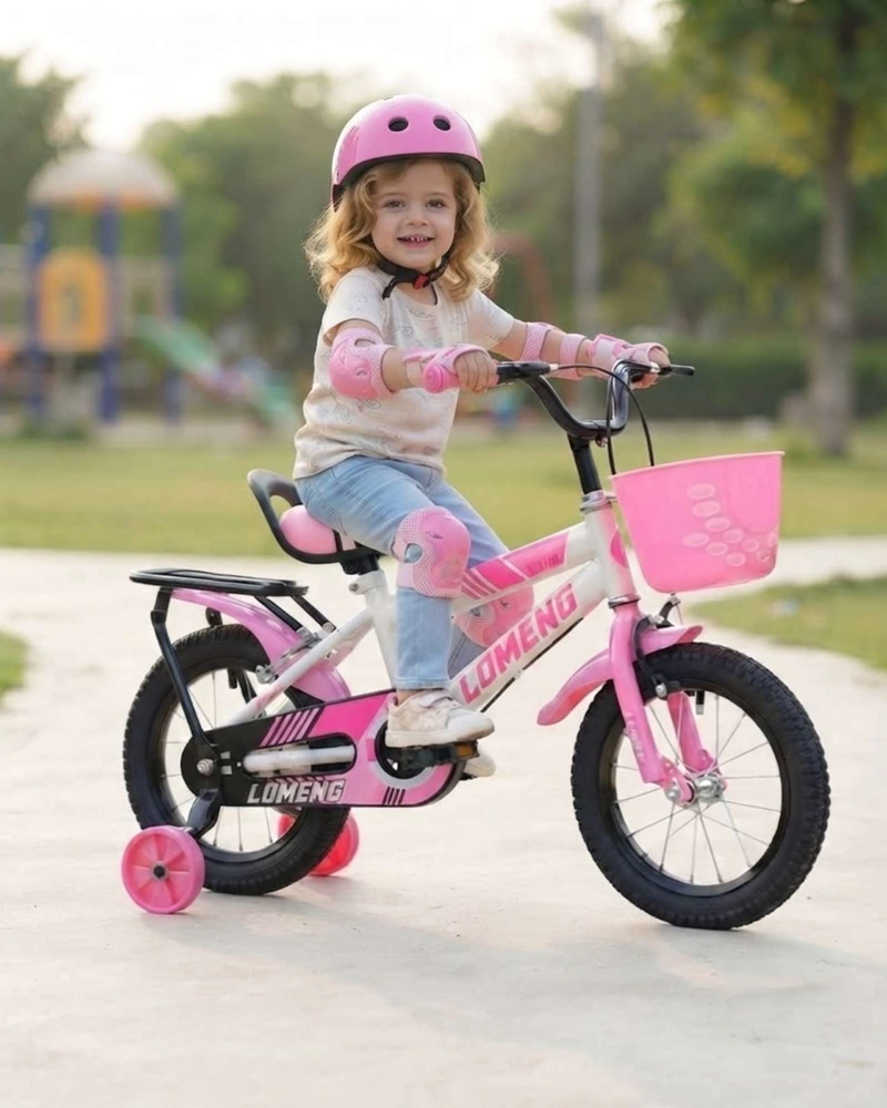 BICICLETA INFANTIL ARO 14 CON KIT DE PROTECCION Y RUEDAS DE ENTRENAMIENTO - 1
