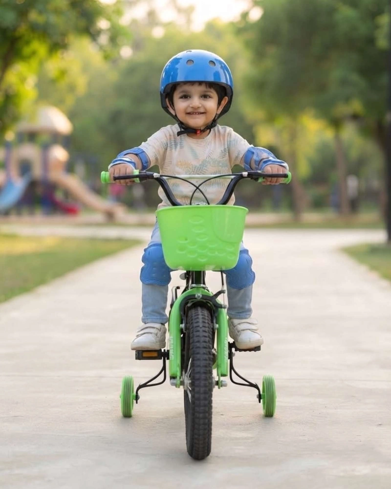 BICICLETA INFANTIL ARO 12 CON KIT DE PROTECCION Y RUEDAS DE ENTRENAMIENTO - 2