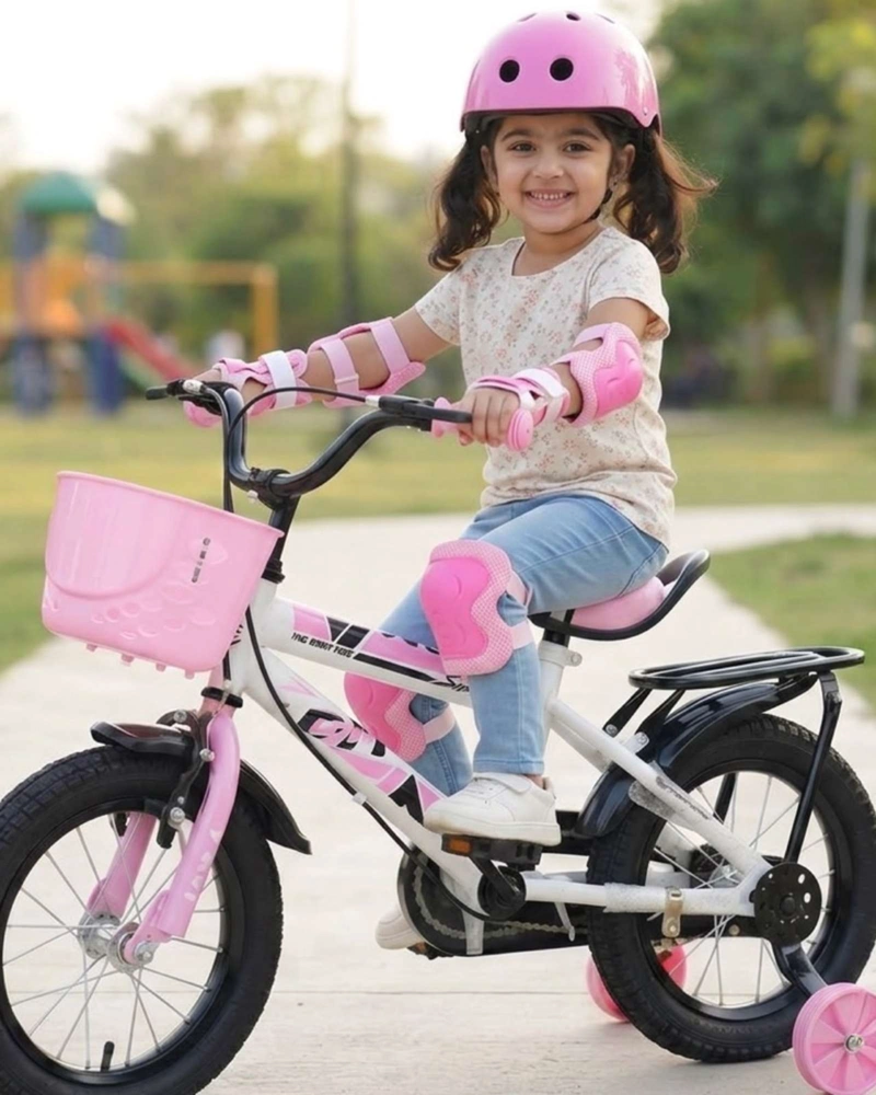 BICICLETA INFANTIL ARO 14 CON KIT DE PROTECCION Y RUEDAS DE ENTRENAMIENTO - 1
