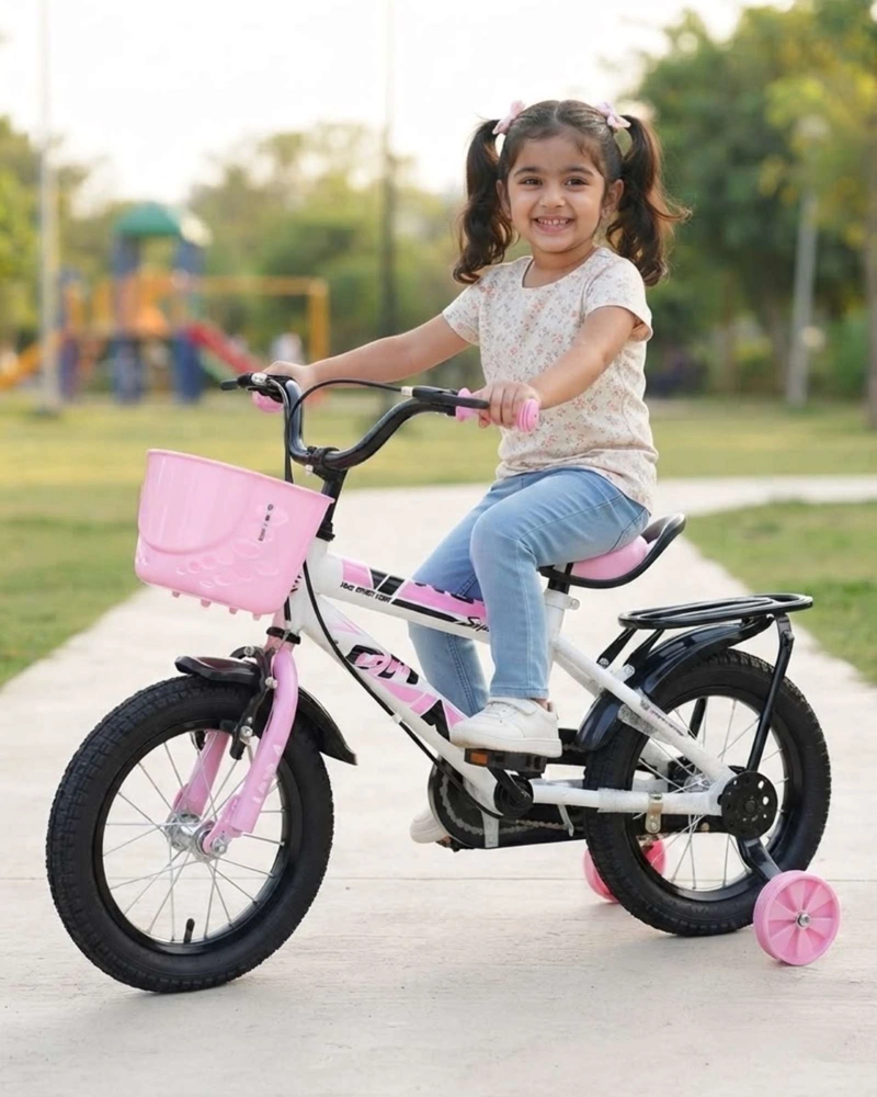 BICICLETA INFANTIL ARO 14 CON KIT DE PROTECCION Y RUEDAS DE ENTRENAMIENTO - 3
