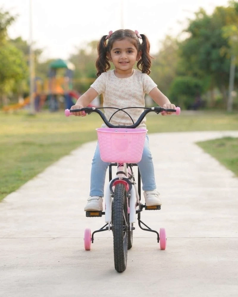 BICICLETA INFANTIL ARO 14 CON KIT DE PROTECCION Y RUEDAS DE ENTRENAMIENTO - 4