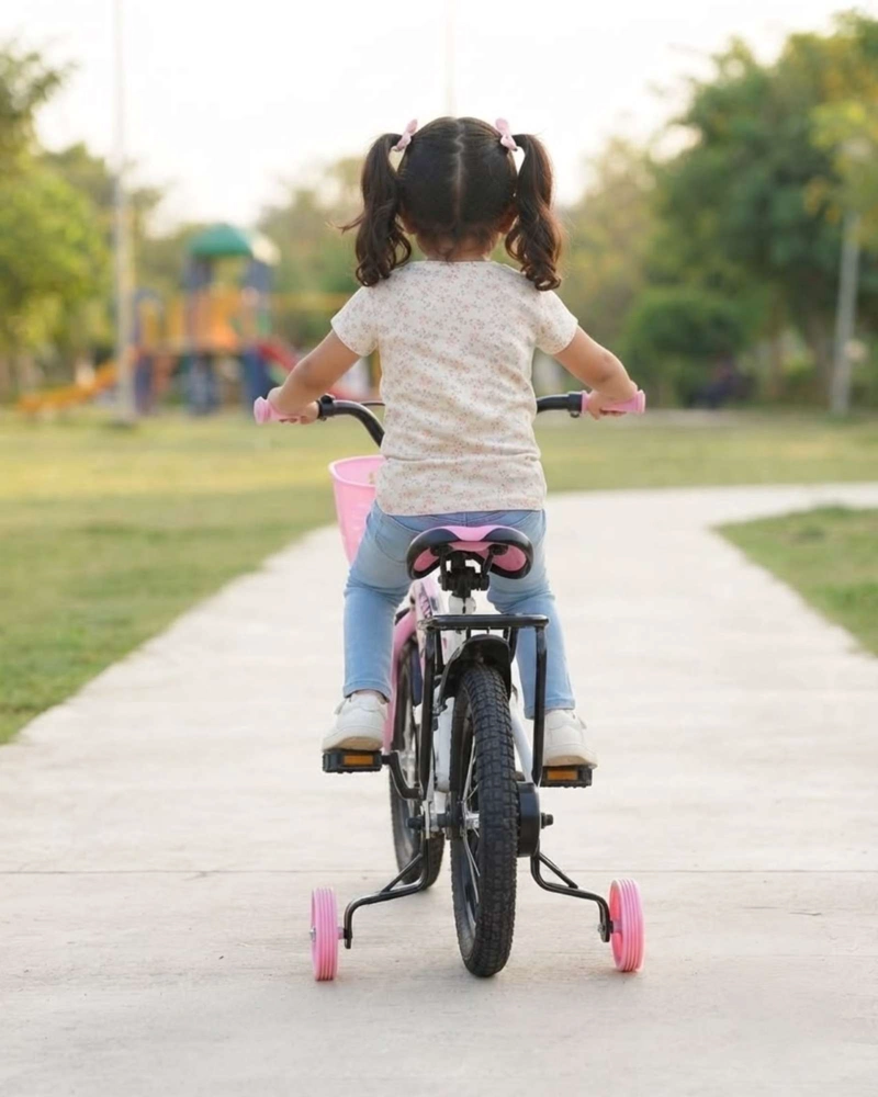 BICICLETA INFANTIL ARO 14 CON KIT DE PROTECCION Y RUEDAS DE ENTRENAMIENTO - 5