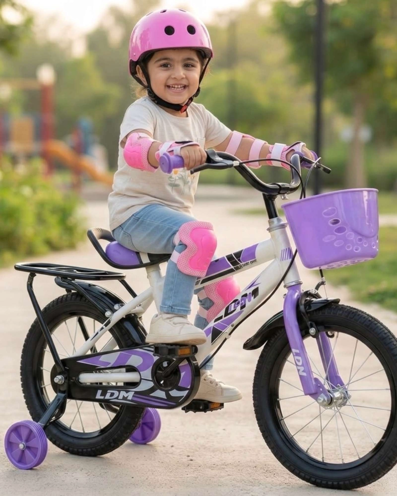 BICICLETA INFANTIL ARO 12 CON KIT DE PROTECCION Y RUEDAS DE ENTRENAMIENTO - 1