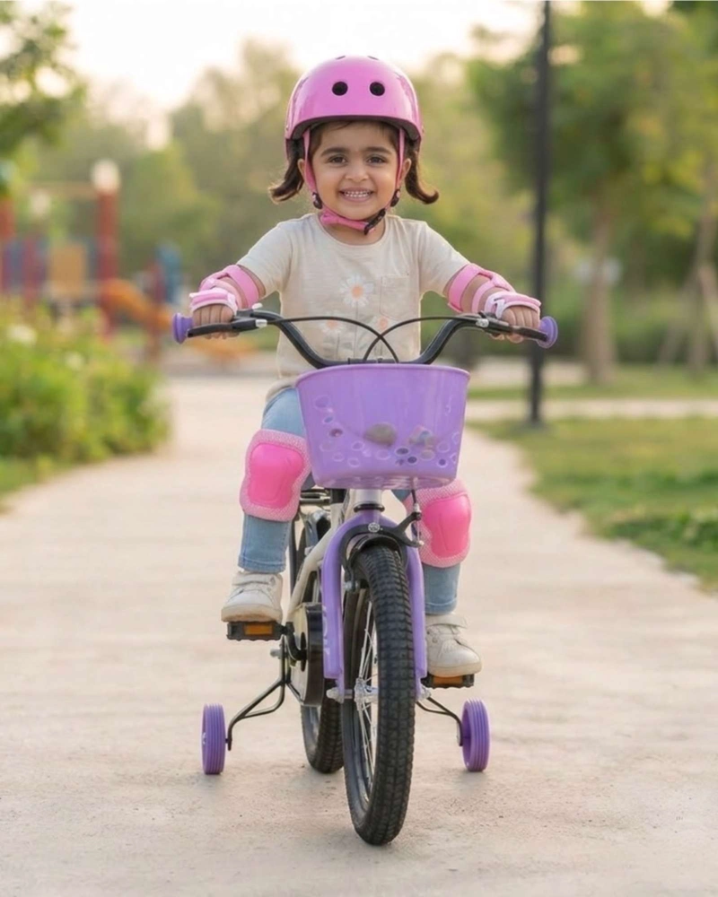 BICICLETA INFANTIL ARO 12 CON KIT DE PROTECCION Y RUEDAS DE ENTRENAMIENTO - 2