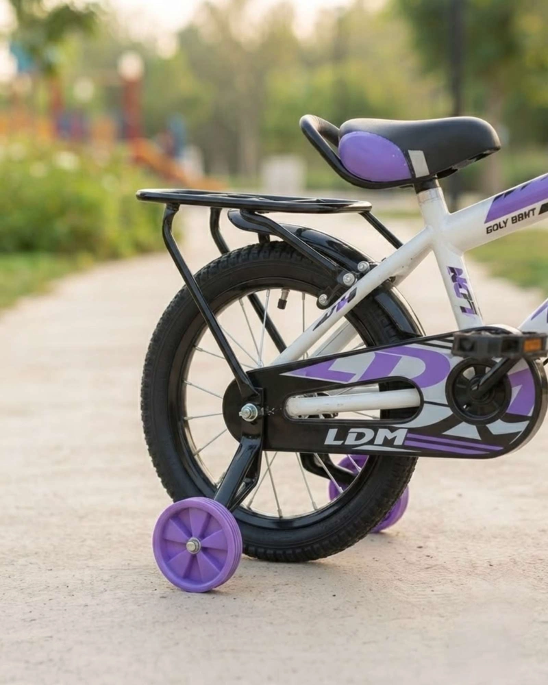 BICICLETA INFANTIL ARO12 CON RUEDAS DE ENTRENAMIENTO Y CANASTO - 5