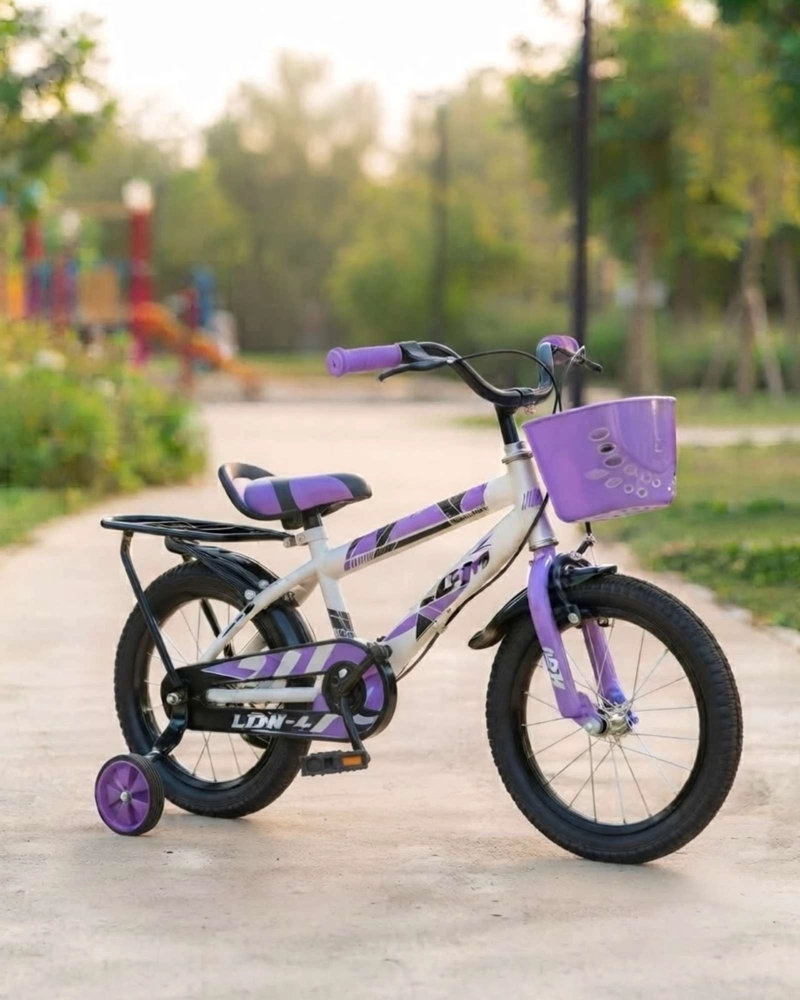 BICICLETA INFANTIL ARO12 CON RUEDAS DE ENTRENAMIENTO Y CANASTO - 6