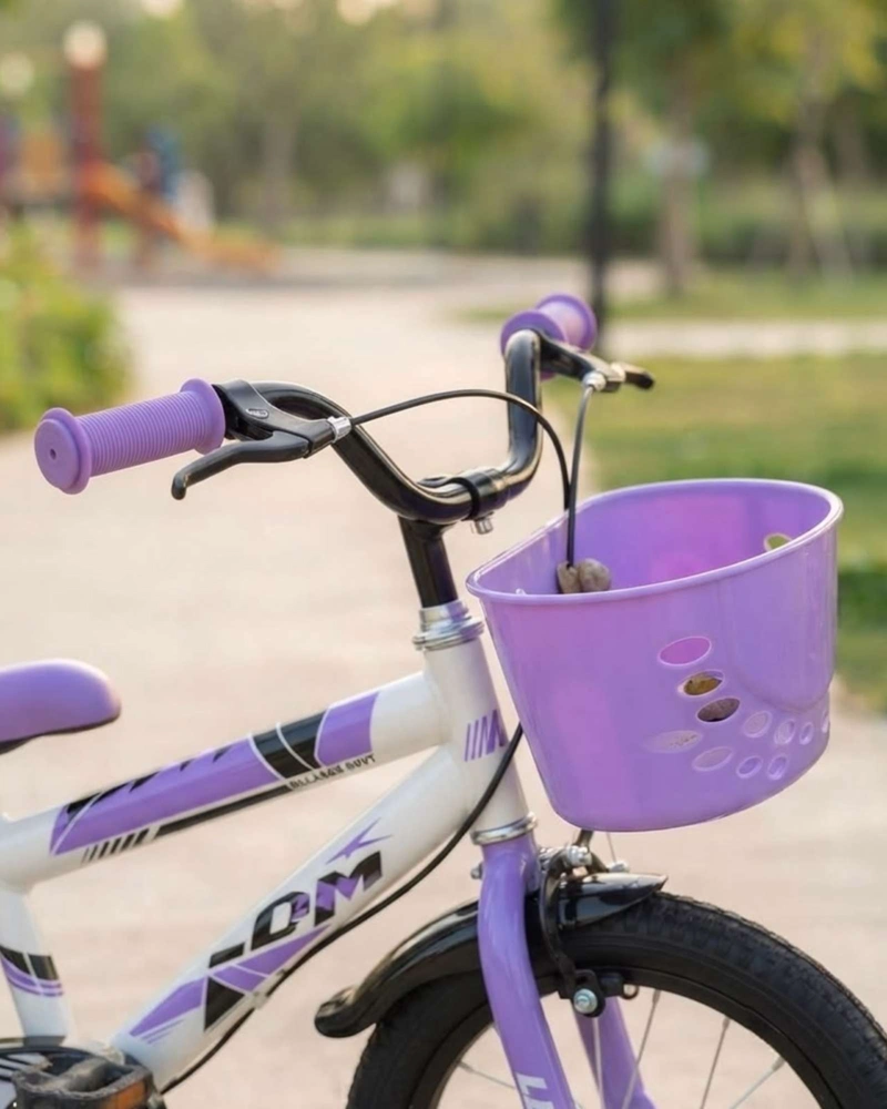 BICICLETA INFANTIL ARO12 CON RUEDAS DE ENTRENAMIENTO Y CANASTO - 7