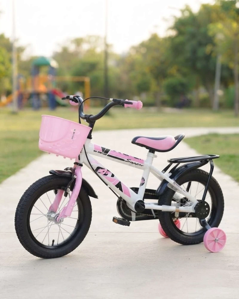 BICICLETA INFANTIL ARO12 CON RUEDAS DE ENTRENAMIENTO Y CANASTO - 7