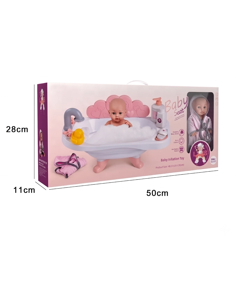 SET DE BAÑERA CON MUÑECA Y ACCESORIOS DE CUIDADO - 6
