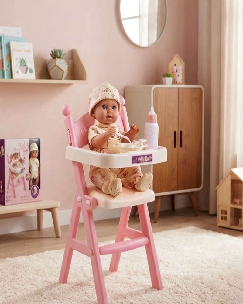 SET DE MUÑECA CON SILLA DE COMER - 2