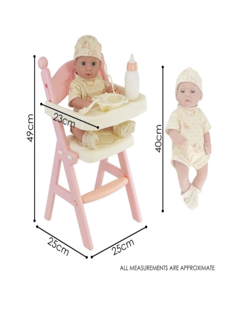 SET DE MUÑECA CON SILLA DE COMER - 5