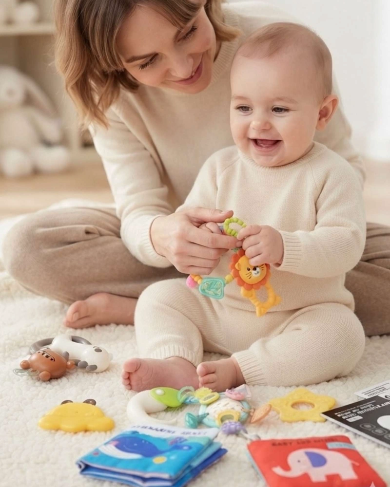 SET PARA BEBE  ESTIMULACION VISUAL INFANTIL - 1