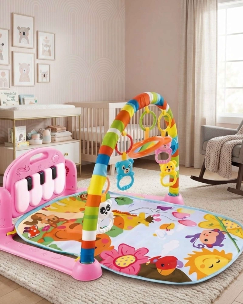 GIMNASIO MUSICAL  BEBE  TAPETE DE ACTIVIDADES CON PIANO 04 - 4