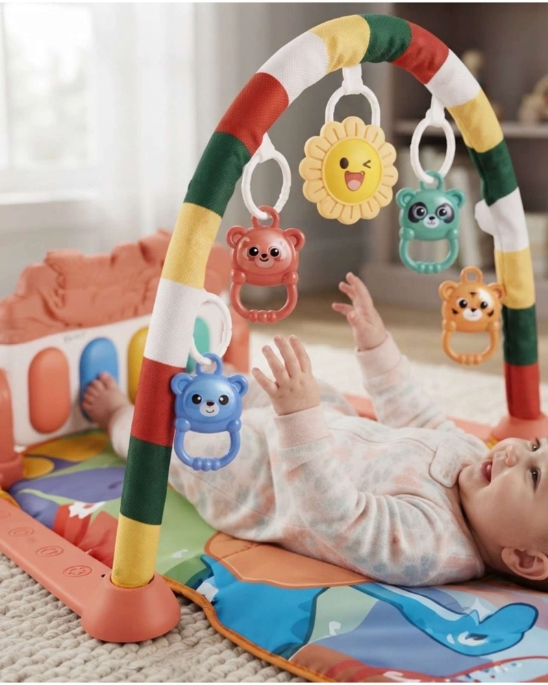 GIMNASIO MUSICAL  BEBE  TAPETE DE ACTIVIDADES CON PIANO 07 - 2