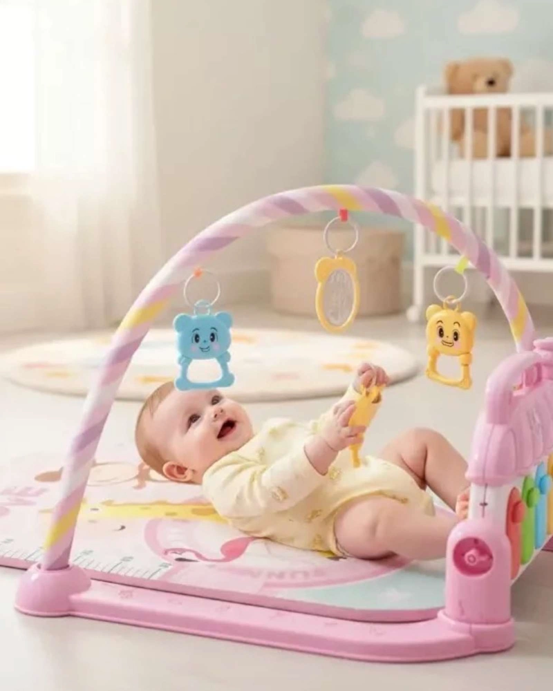 GIMNASIO MUSICAL  BEBE  TAPETE DE ACTIVIDADES CON PIANO 02 - 2