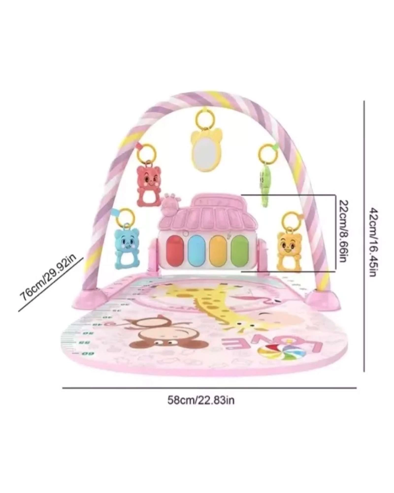 GIMNASIO MUSICAL  BEBE  TAPETE DE ACTIVIDADES CON PIANO 02 - 5