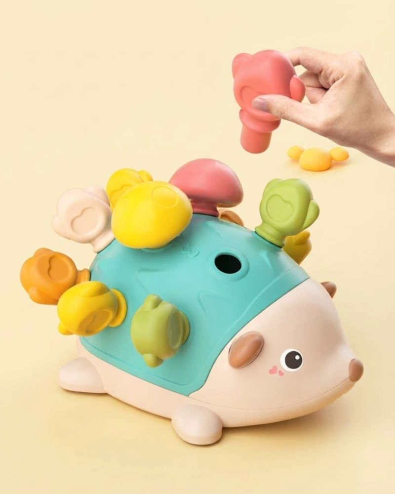 ERIZO SENSORIAL DE ENCAJE JUEGO DE MOTRICIDAD FINA PARA BEBE S02 - 2