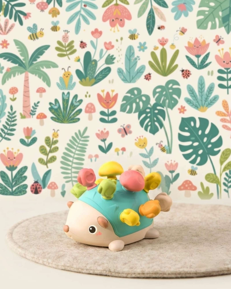 ERIZO SENSORIAL DE ENCAJE JUEGO DE MOTRICIDAD FINA PARA BEBE S02 - 3