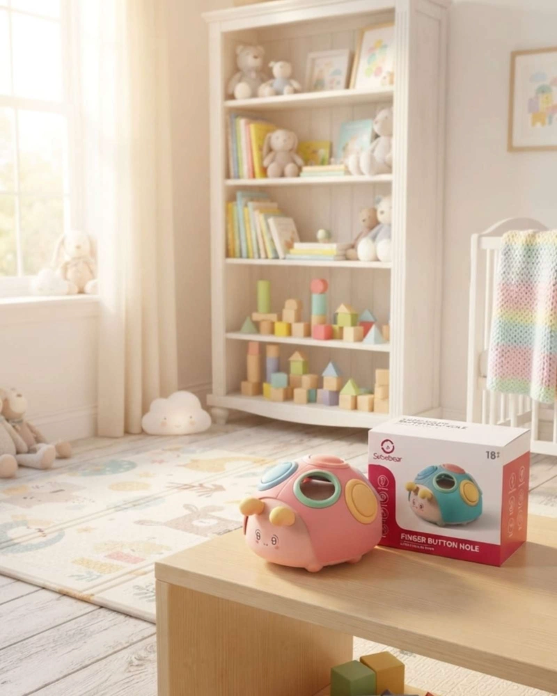 JUGUETE DIDACTICO BEBE  MONTESSORI MOTOR FINO MARIQUITA SOBE BEAR - 4