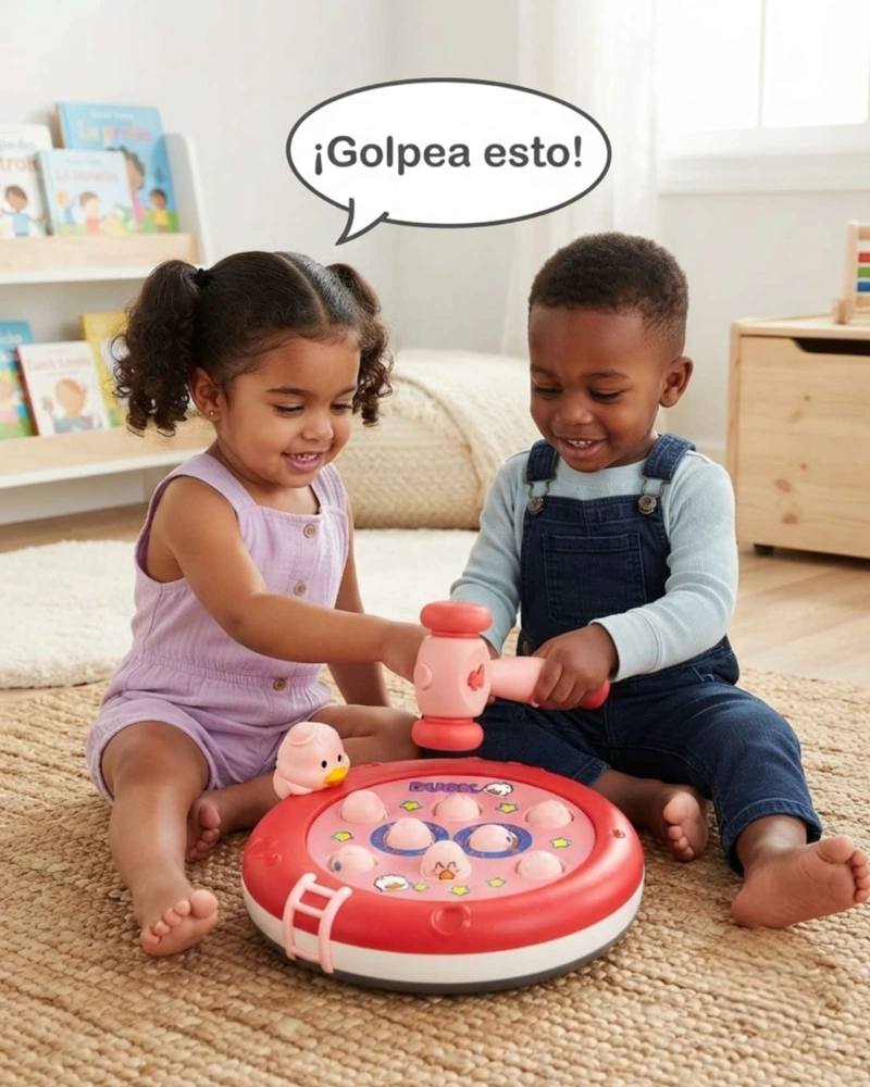 JUEGO INFANTIL ATRAPA AL PATITO GIRATORIO - 5