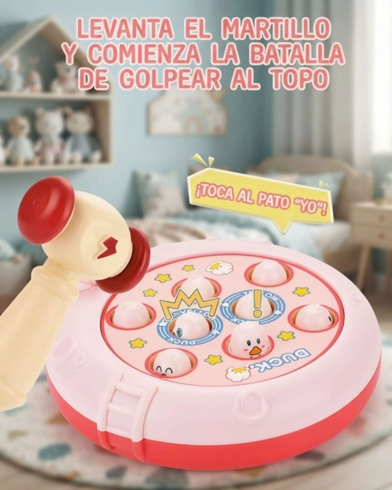 JUEGO INFANTIL ATRAPA AL PATITO GIRATORIO - 6