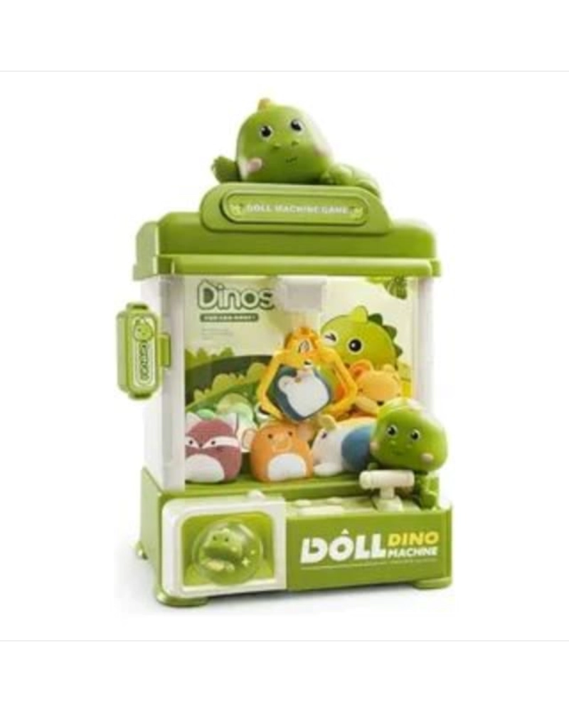 MINI MAQUINA DE GARRA DE JUGUETE ARCADE DINOSAURIO O CONEJO - 4