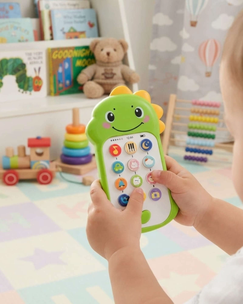 TELE FONO MUSICAL BEBE  LEON MUSICAL INTERACTIVO - 1