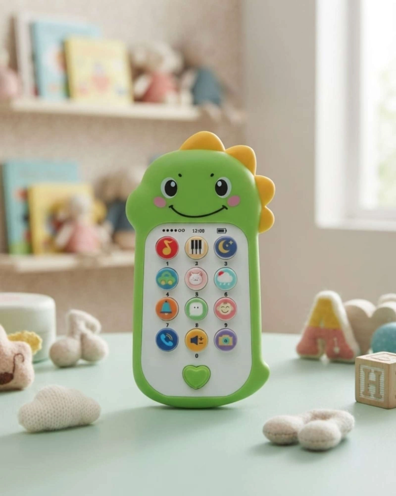 TELE FONO MUSICAL BEBE  LEON MUSICAL INTERACTIVO - 3