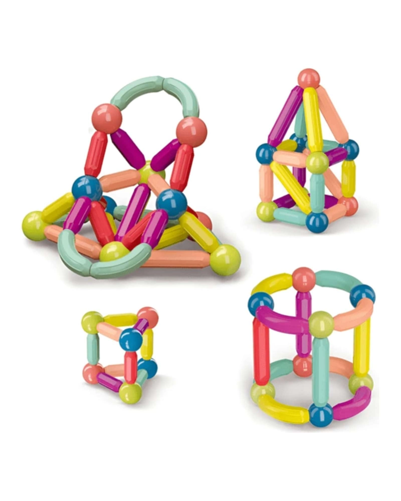 SET DE CONSTRUCCION MAGNE TICA 42 PIEZAS  JUEGO EDUCATIVO - 2