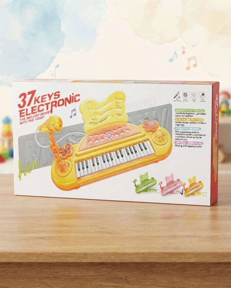 PIANO DE JUGUETE MUSICAL TECLADO ELECTRONICO DIDACTICO NIÑOS - 5