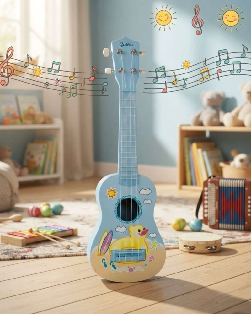 UKELELE INSTRUMENTO MUSICAL JUGUETE DIDACTICO INFANTIL - 8