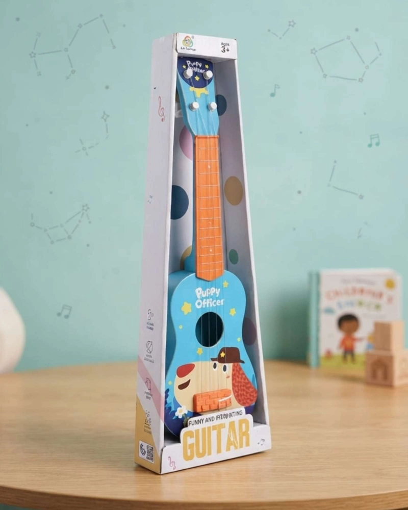 UKELELE GUITARRA DE JUGUETE INFANTIL DISEÑOS PUPPY OFFICER  OVEJA - 8