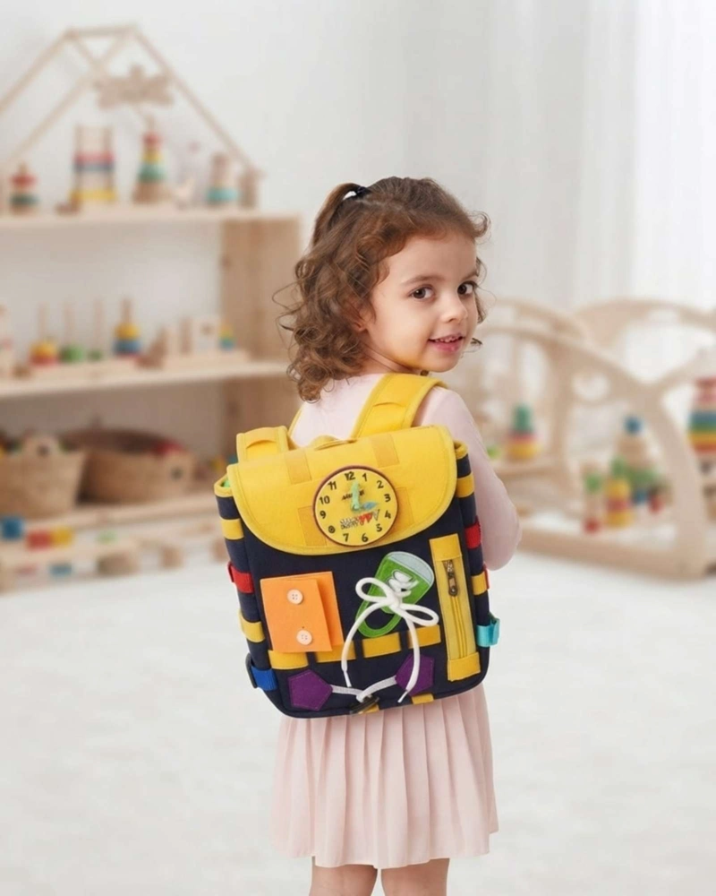 MOCHILA SENSORIAL DIDACTICA MONTESSORI INFANTIL VIAJERA. - 5