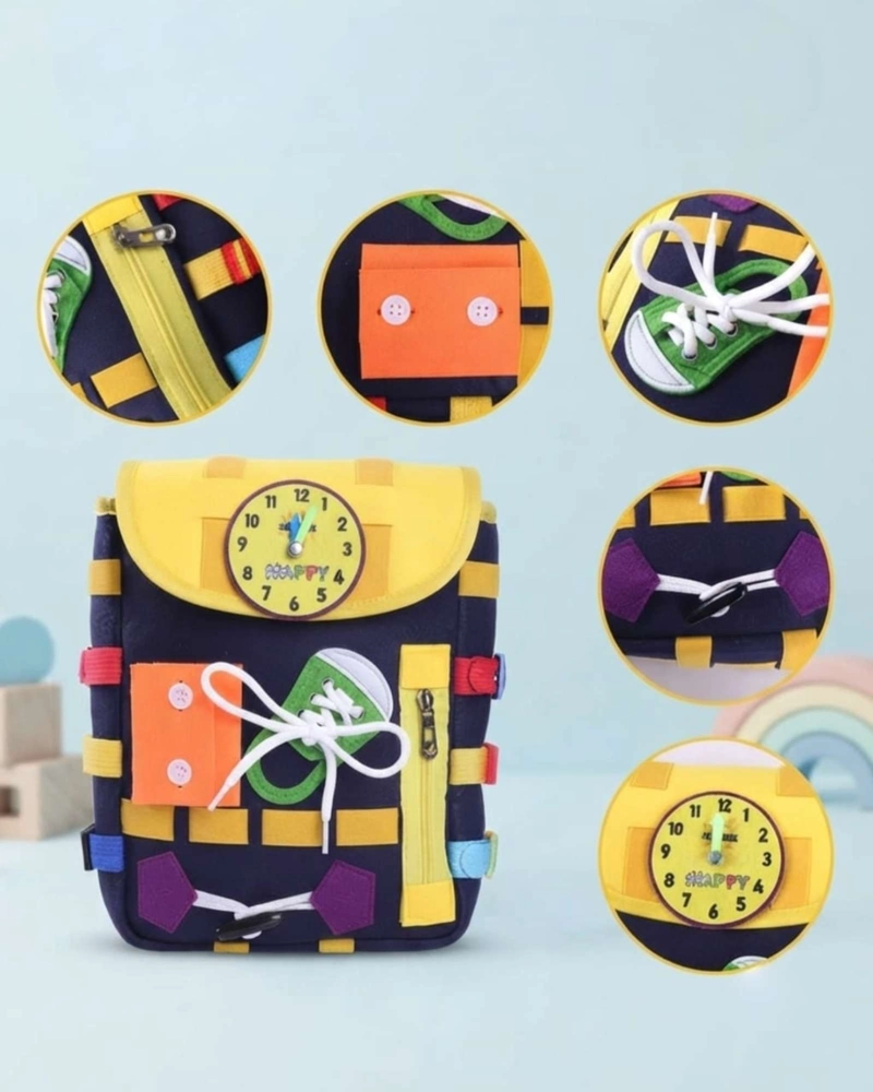 MOCHILA SENSORIAL DIDACTICA MONTESSORI INFANTIL VIAJERA. - 6