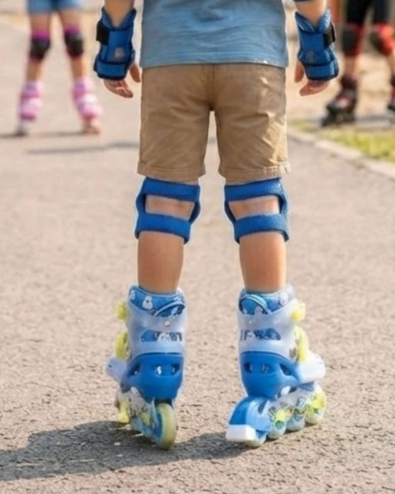 PATINES EN LINEA INFANTILES  Y KIT DE SEGURIDAD TALLAS. - 5