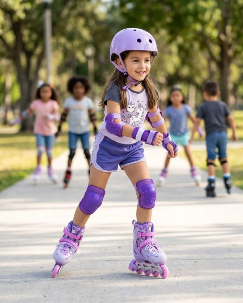 PATINES EN LINEA INFANTILES  Y KIT DE SEGURIDAD TALLAS. - 3
