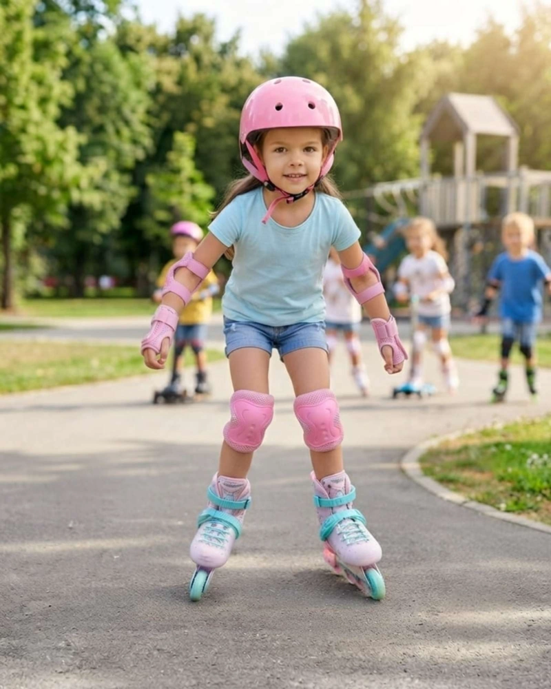 PATINES EN LINEA INFANTILES  Y KIT DE SEGURIDAD TALLAS. - 2
