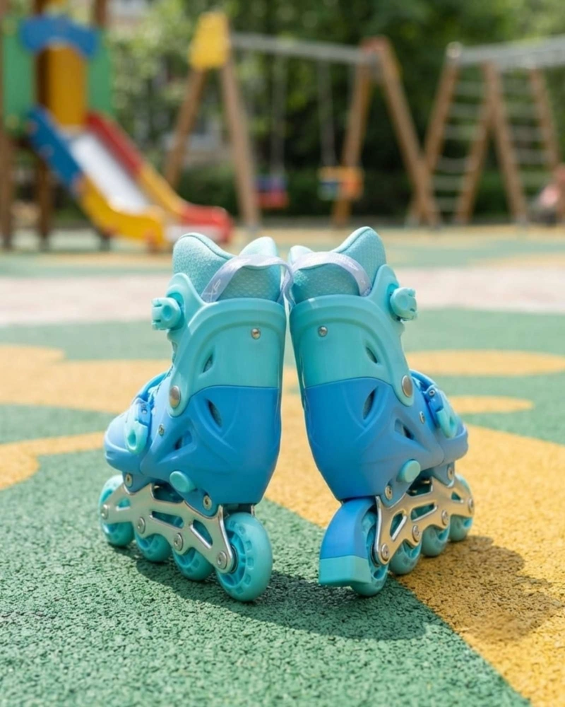 PATINES EN LINEA CON LED Y KIT DE SEGURIDAD TALLA M. - 3