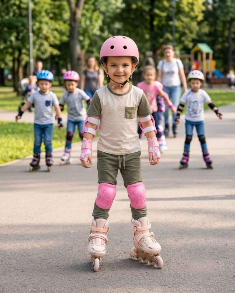 PATINES EN LINEA AJUSTABLES XTEP CON KIT DE PROTECCION TALLA M. - 1